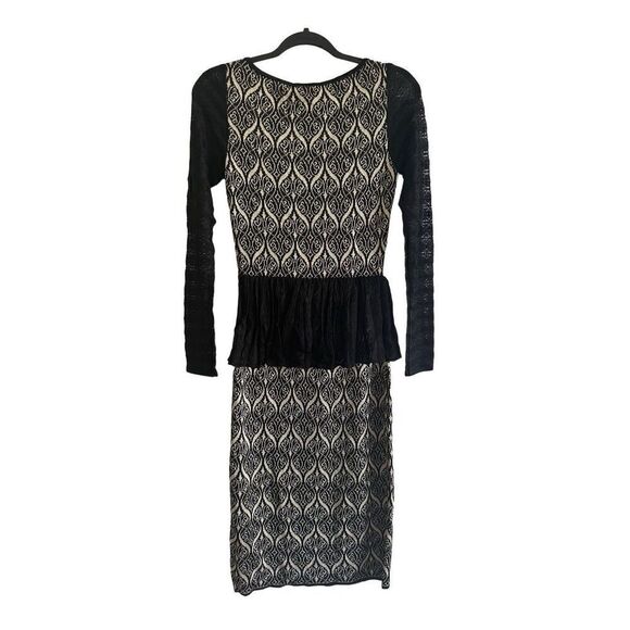 NWT Ekaterina Kukhareva Black Kashan Dress, Size: UK8 (XS/4) - Picture 3 of 13